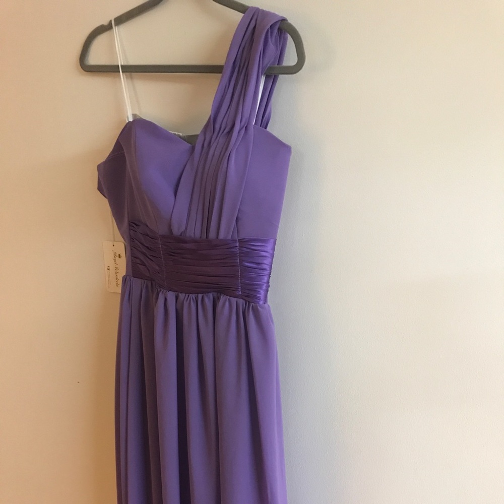 NWT- purple bridesmaid prom dress